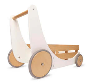 Wooden Toys: Kinderfeets Cargo Walker White