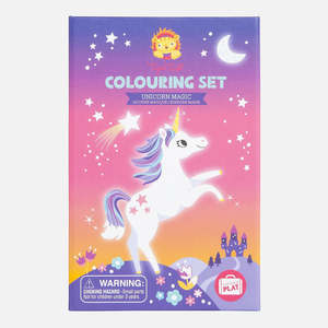Tiger Tribe Colouring Set Unicorn Magic