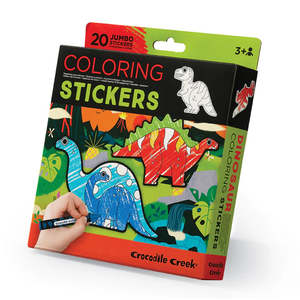 Crocodile Creek Colouring Stickers Dinosaur