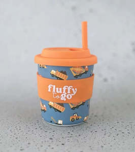 Fluffy To Go All About Construction Hot Choccy Cup 235ml