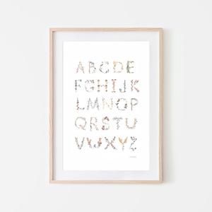 Decor: Mushie Poster Flower Alphabet
