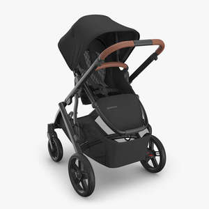 UPPAbaby VISTA V3 Stroller - Nori - Charcoal/Saddle Leather