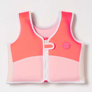 Activity: Sunnylife Melody The Mermaid Swim Vest Neon Strawberry