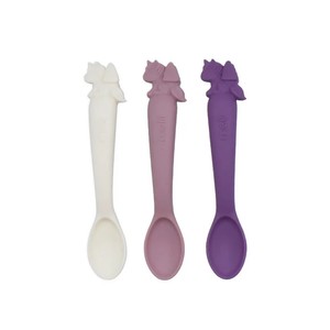 Melii 3 Piece Silicone Spoons Luxe Purple