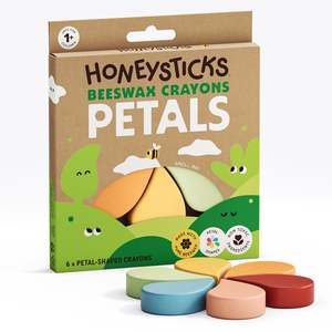 Draw: Honeysticks Beeswax Crayons Petals 6 pack