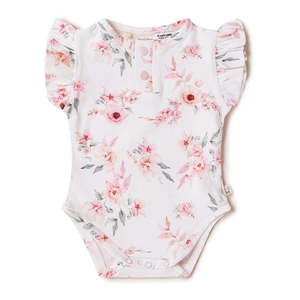 Snuggle Hunny Kids Camille Short Sleeve Organic Bodysuit