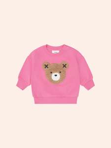 Jumpers: Huxbaby Furry Huxbear Strawberry Sweatshirt