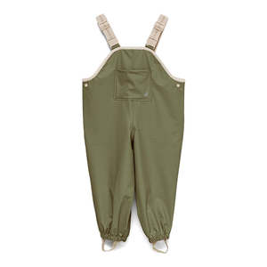 Boys: Crywolf Rain Overalls Olive