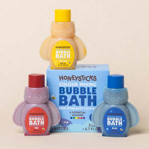 Honeysticks Bubble Bath Colour Mixing 3 pack