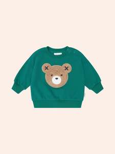 Huxbaby Furry Huxbear Emerald Sweatshirt