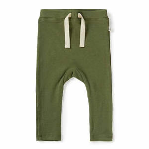 Snuggle Hunny Kids Olive Organic Pants