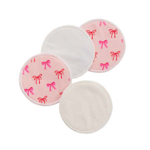 Gifts For Mum: Nestling Breast Pads Bows/White