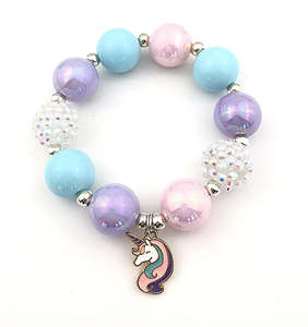 Accessories: Bubblegum Bella Charm Bracelet Unicorn