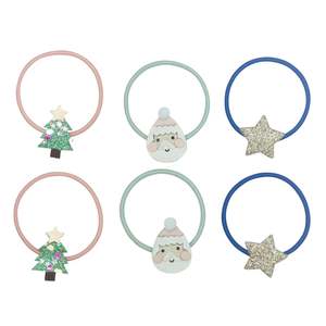 Girls: Mimi & Lula Santa Ponies Christmas