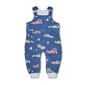 Baby: Snuggle Hunny Kids Little Racers Organic Snuggle Overalls