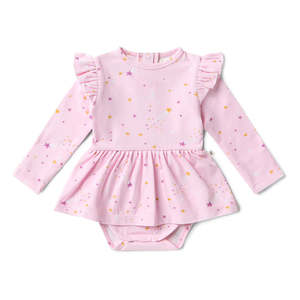Wear: Snuggle Hunny Kids Twinkle Long Sleeve Organic Dress