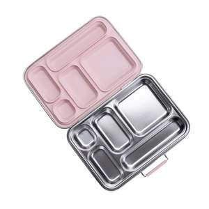 Nestling Stainless Steel Bento Box Dusty Pink