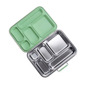 Nestling Stainless Steel Bento Box Sage