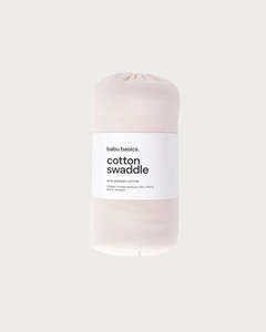Sleep: Babu Organic Cotton Swaddle Wrap Petal