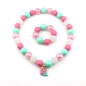 Accessories: Bubblegum Bella Coralee Jewellery Set 20mm