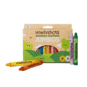 Play: Honeysticks Beeswax Crayons Jumbos 12pk