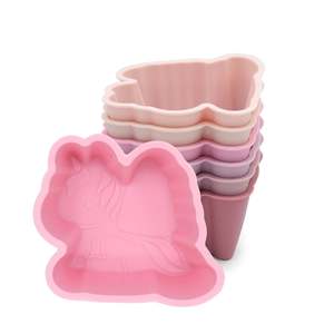 Melii Silicone Food Cups 6pk - Unicorn