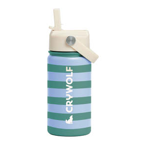 Eat And Drink: Crywolf Drink Bottle 400ml Deck Stripe