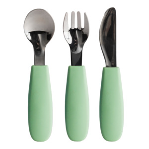 Nestling Toddler Cutlery 3pk Sage