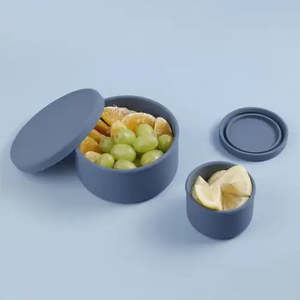 Lunchboxes: Haakaa Round Silicone Food Container Set of 2