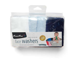 Mum2Mum Face Washers (Pack of 6) BOY