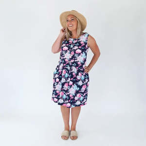 Milkbar Breastfeeding Billie Dress | Navy Floral *CLEARANCE*