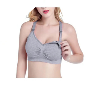 Breastfeeding Clothing: Neeva Wireless Maternity Nursing Bra - GREY *CLEARANCE*