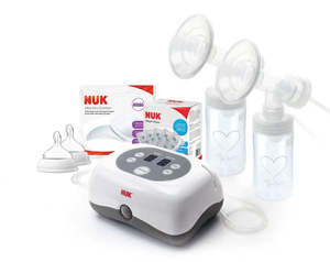 NUK Double Electric Breast Pump Starter Set