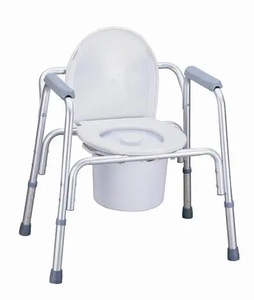 Deluxe 3-in-1 Aluminium­ Frame Multifunction Commode code (68200)