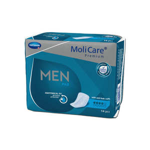 Pads Pant Liners: MoliCare Premium Men Pad 4D - 14 Pack
