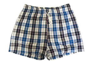 Underwear: Woxers - Waterproof Adult Boxer Shorts ( Blue tartan)