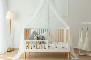 Wooden Cots: Kapai VEGA Wooden Drop Side Cot with Bed Guard