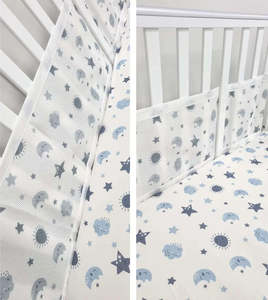 Cot Bedding: Sleep Tight Breathable Mesh Cot Bumper