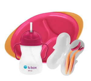 b.box Feeding Set Strawberry Shake 6m+