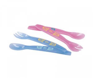Back To School: Linco Baby Spoon and  Fork Set L - 22521 *CLEARANCE*