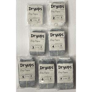 Sample Pack - Dryups Premium Nappies (2pcs)