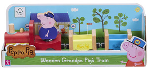Wooden Toys: Peppa Pig Wooden Grandpa Pig's Train