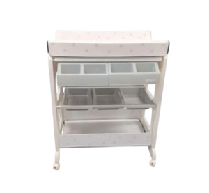 SKEP Change Table with Bath Tub - Zebra