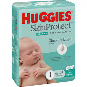 New Born: Huggies Newborn (Up To 5kg) UNISEX PACK