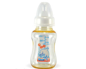 Newborn 0 6m: Free Linco Streamlined Feeding Bottle -HONEY COLOUR *CLEARANCE*