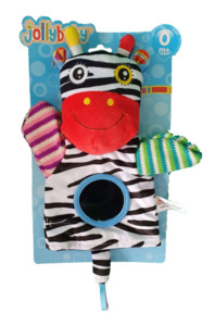 Christmas Gifts For Kids: Free JOLLYBABY - Hand Puppet - ZEBRA *CLEARANCE*
