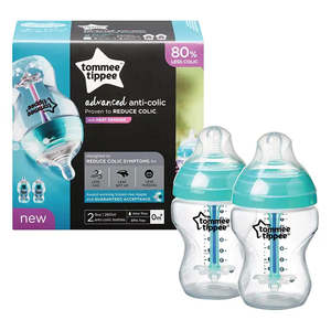 Bottles Teats Nipples: Tommee Tippee Closer To Nature Advanced Anti-Colic Feeding Bottles