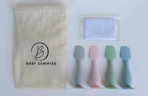 Frontpage: Set of 4 nappy cream applicators
