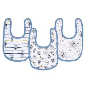 Single Muslin Burpy Bib: aden + anais Disney Mickey stargazer classic 3-pk snap bibs