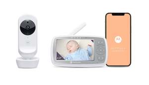 New: MOTOROLA VM44 CONNECT 4.3" Wi-Fi Video Baby Monitor